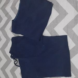 Women's Navy Scrub set